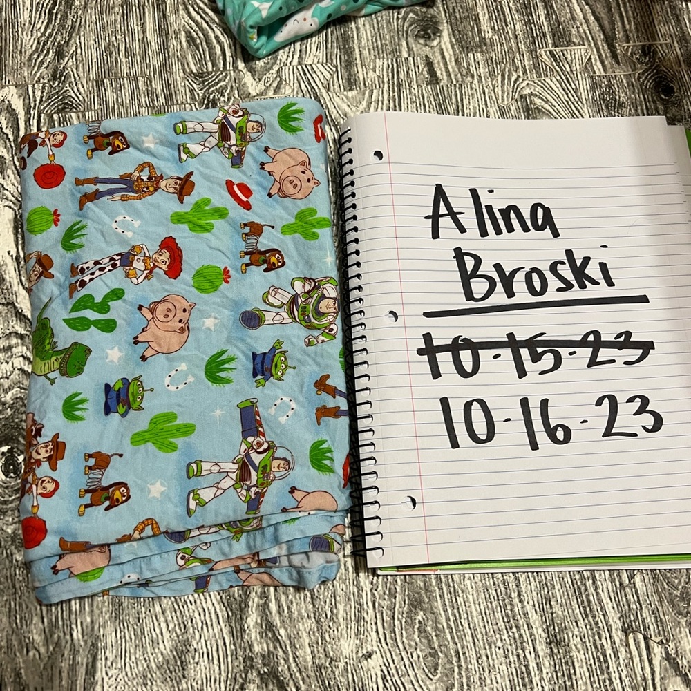 Little sleepies Toy Story swaddle